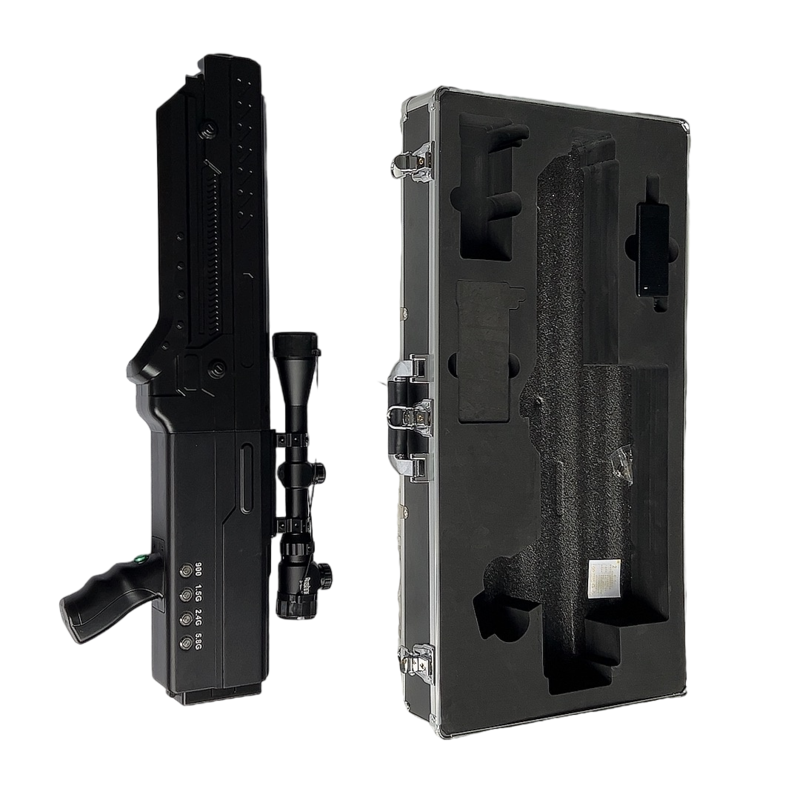  绥江手持便携式枪型低空防御反制四通道A型